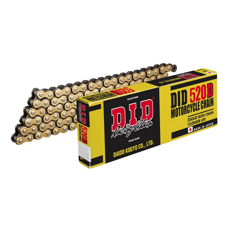 DID 520 G&B 120 CHAIN (GOLD & BLACK)