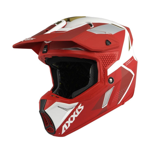 Axxis Wolf Bandit A5 Matt Red Helmet