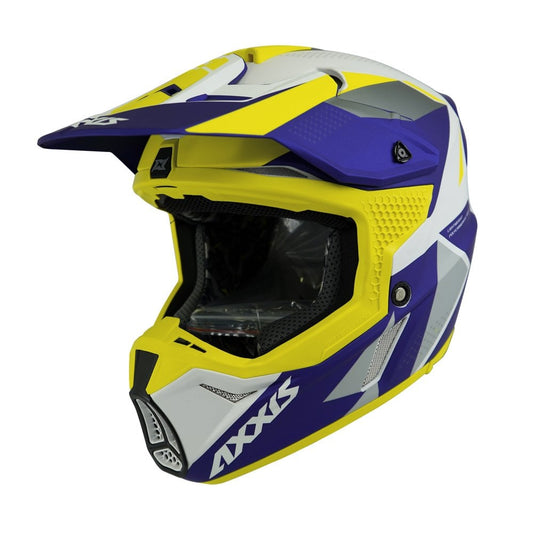Axxis Wolf Bandit C3 Matt Yellow Helmet